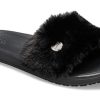 Crocs (WMNS) Sloane Luxe Slide “Black” 205968-060