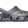 Crocs (WMNS) Snake Pattern graphite black Sandals 206380-02W