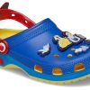 Crocs (WMNS) Snow White Classic Clogs “Blue Yellow Red” 209483-769