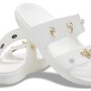 Crocs (WMNS) Soft Sole Cozy Outdoor Flat Heel Sports Slippers White 207387-103