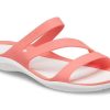 Crocs (WMNS) Soft Sole Cozy Sports Red Sandals 203998-6SL