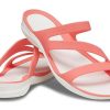 Crocs (WMNS) Soft Sole Cozy Sports Red Sandals 203998-6SL