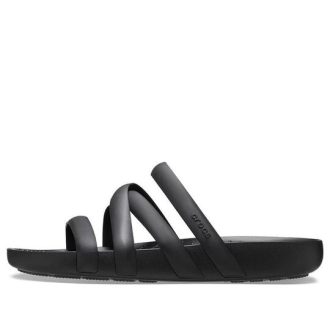 Crocs (WMNS) Splash Strappy Sandals “Black” 208217-001