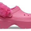 Crocs (WMNS) Stomp Lined Clogs “Pink” 208546