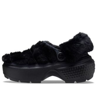Crocs (WMNS) Stomp Quilted Clogs “Black” 208938-001