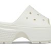 Crocs (WMNS) Stomp Slides “White” 209346-0WV
