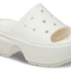 Crocs (WMNS) Stomp Slides “White” 209346-0WV