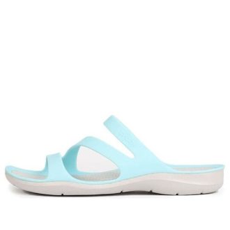 Crocs (WMNS) Swiftwater Sports slippers “Blue White” 203998-4CV
