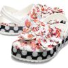 Crocs (WMNS) Timeless Clash Roses Floral Dots Clog “White Red Black” 205372-97D