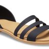 Crocs (WMNS) Tulum Flat Sandals “Black” 206109-00W