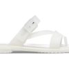 Crocs (WMNS) Tulum Slides “Translucent White” 207173-159