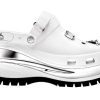 Crocs x MCM Mega Crush Clogs “White Silver” MEXDAMM08WT