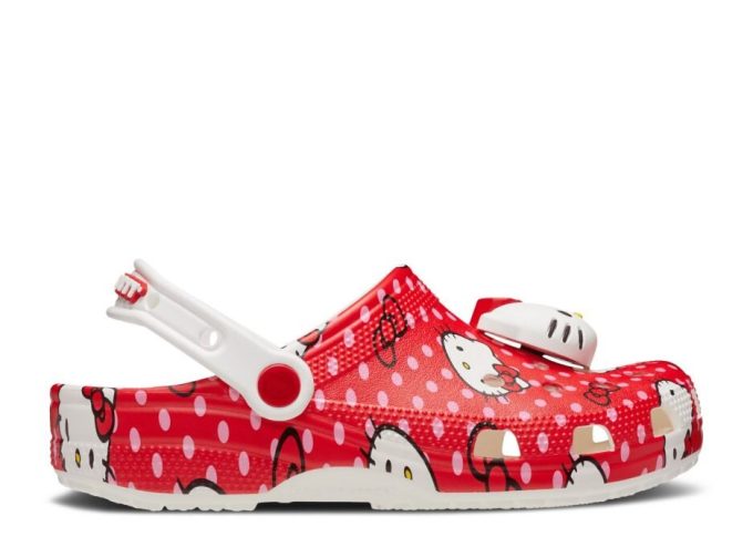 Hello Kitty x Classic Clog “Red Polka Dots”