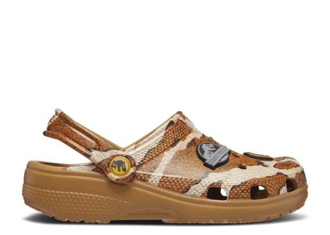 Jurassic World x Classic Clog Kids “Sand”