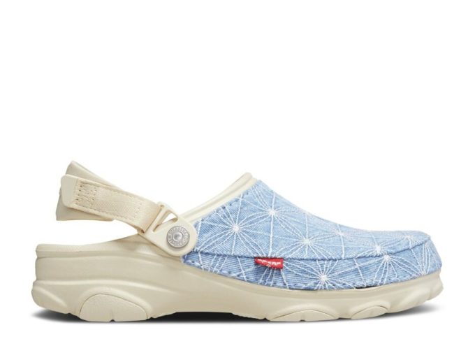Levi”s x Classic All-Terrain Clog “Sashiko – Bone Blue”