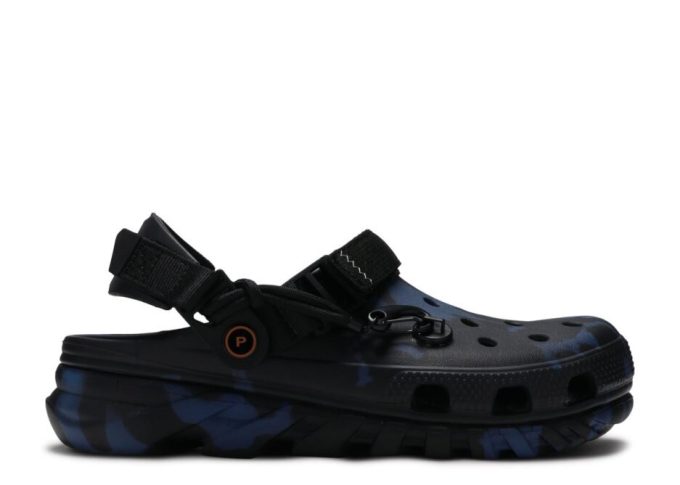 Post Malone x Duet Max Clog “Blue Camo”