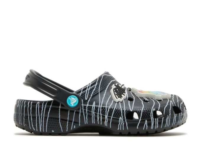 Ron English x Classic Clog Kids “Party Animals – Zebra Black”