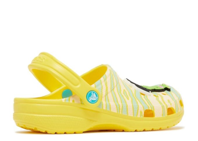 Ron English x Classic Clog Kids “Party Animals – Zebra Lemon”