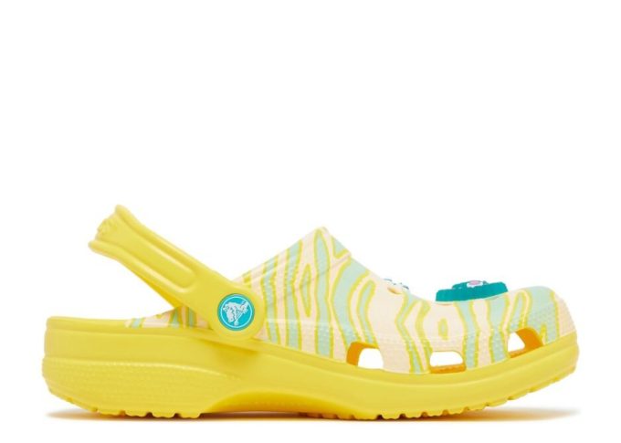 Ron English x Classic Clog Kids “Party Animals – Zebra Lemon”